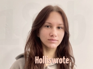 Holliswrote